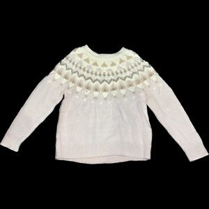 Lilac Gap Girls Sweater Size Small (6-7 Years)